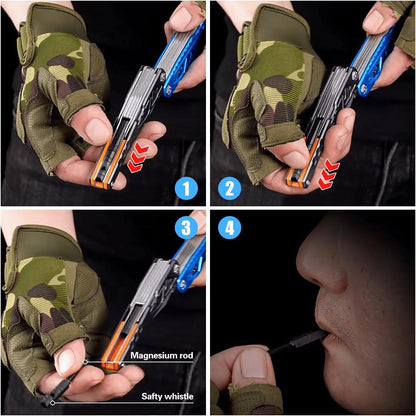 18-in-1 Multitool Hammer with Pliers & Wire Cutters