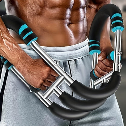 Arm Strength Trainer Three-Bar Chest Expander, Adjustable Multi-Level Resistance, Portable Detachable Forearm & Chest Workout Device for Home Gym, Strength Training & Muscle Building