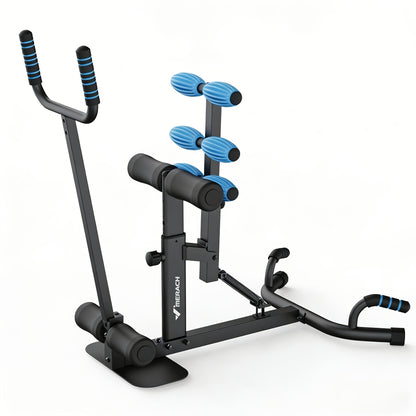 Glute Trainer Deep Squat Machine – Adjustable Core & Leg Exercise Equipment, Push-Up Workout Machine for Women, Home Gym Strength Training