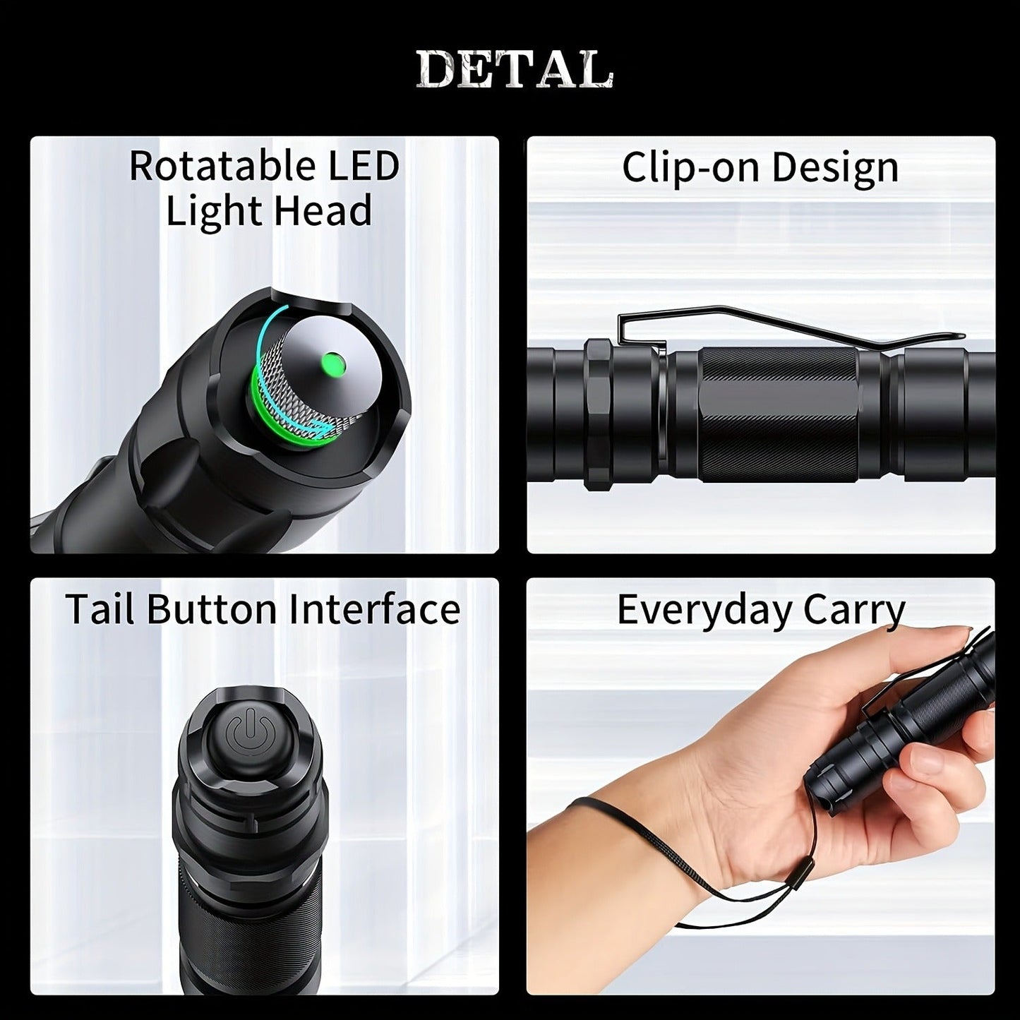 Tactical Laser Pointer with Battery & Charger, Red Green Purple
