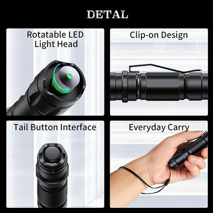 Tactical Laser Pointer with Battery & Charger, Red Green Purple