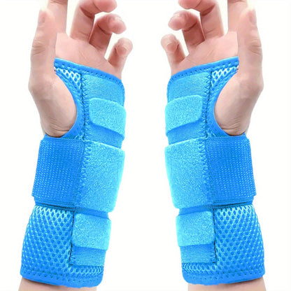 Carpal Tunnel Wrist Brace 2-Pack – Left & Right Hand Adjustable Compression Night Support Splint | One Size Fits All Wrist Stabilizer for Carpal Tunnel Syndrome, Tendonitis & Arthritis Relief