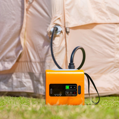 Smart High-Pressure Air Pump, LCD Auto-Stop & USB Fast Charge