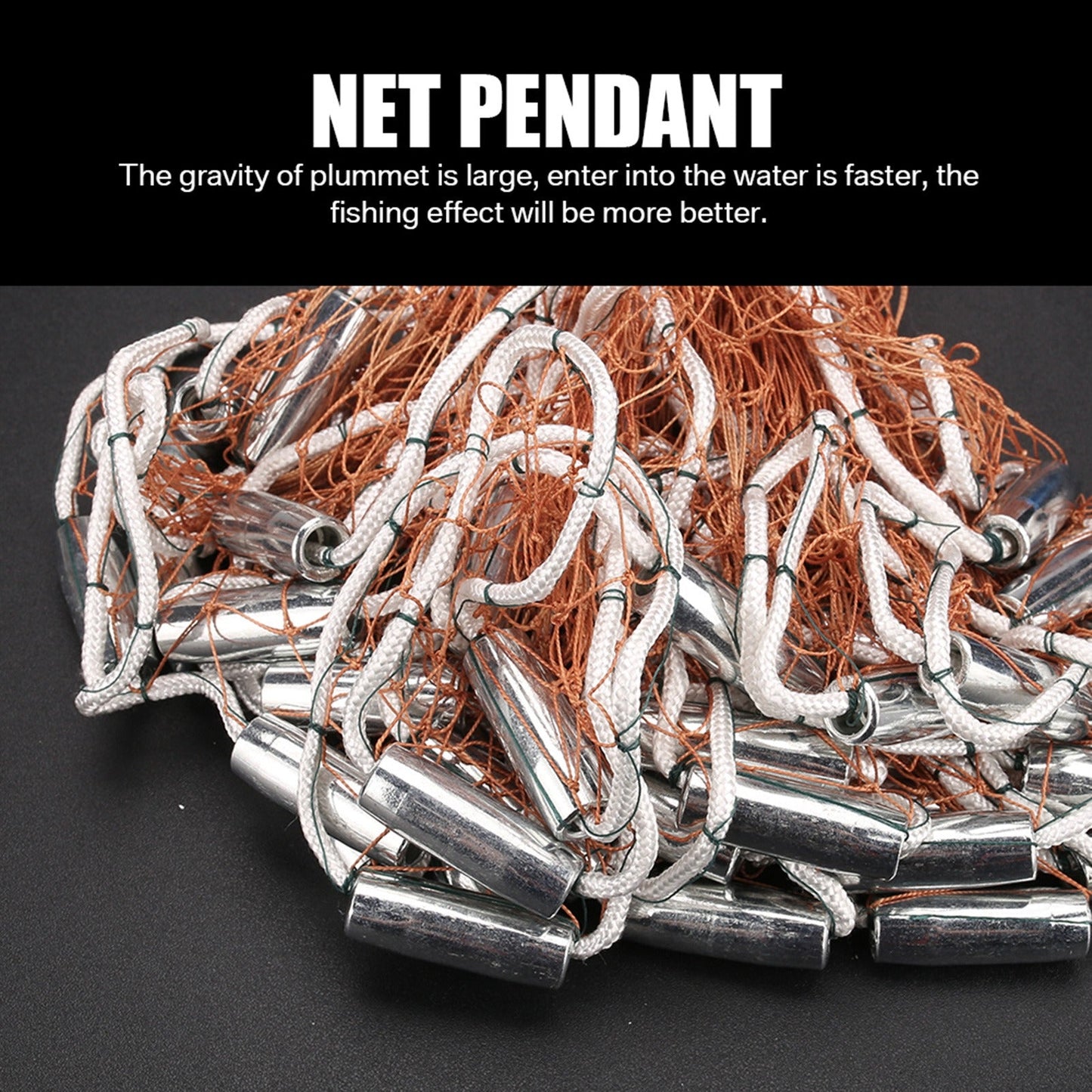 Saltwater Casting Net Set with Fish Basket – 12-Foot Diameter, 0.12" Mesh, Heavy-Duty Zinc-Plated Lead Sinkers for Rapid Sinking – American-Style Fishing Net Ideal for Pier, Beach & Surf Fishing