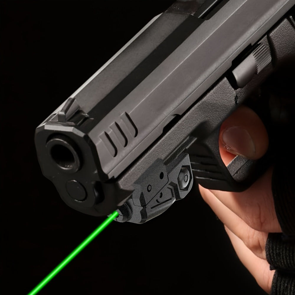 Pistol Laser Sight Ultra Compact Red Green Purple Laser for Guns with Type-C Charging – Universal 20mm Picatinny Rail Mount, Ambidextrous ON/OFF Switch, Left & Right Hand Compatible