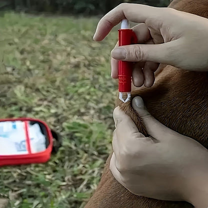 101-Piece Pet First Aid Kit with Portable Case - Multifunctional Emergency Dog & Cat Care Kit for Hiking, Camping, Backpacking, Hunting & Travel Outdoor Adventures
