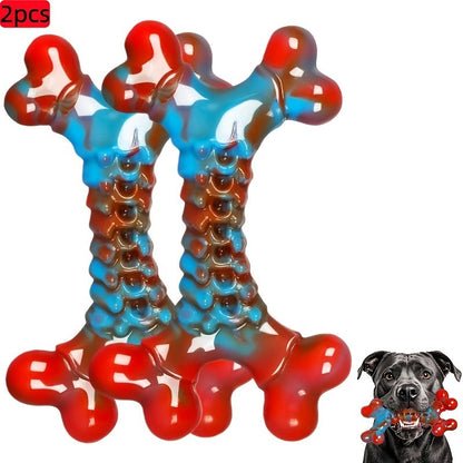 Dog Chew Toys for Aggressive Chewers - Indestructible Tough Dog Toys for Large Breed Dogs, Durable Heavy Duty Chew Toy Bundle 1/2/4/5 Pack, Long-Lasting Rubber Dog Toy for Power Chewers