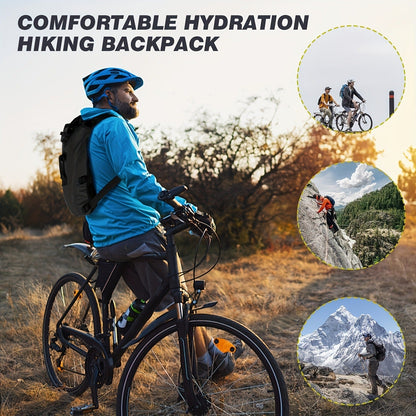 Hydration Backpack with 101oz BPA-Free Water Bladder – Tactical Water Pack for Cycling, Hiking, Trekking, Climbing & Outdoor Camping