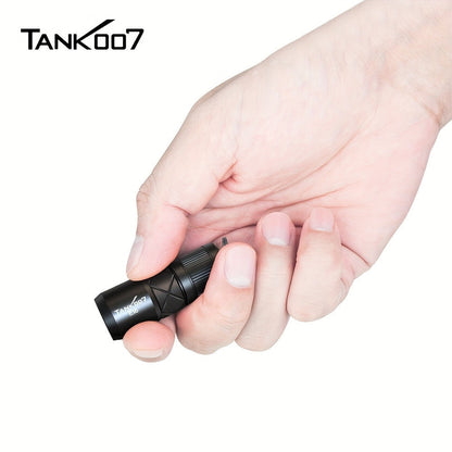 Magnetic EDC Flashlight Tank 007 E16 – Type-C Rechargeable Mini Zoomable LED Torch, Lithium Polymer Battery, Compact Aluminum Alloy Design for Outdoor & Indoor Use