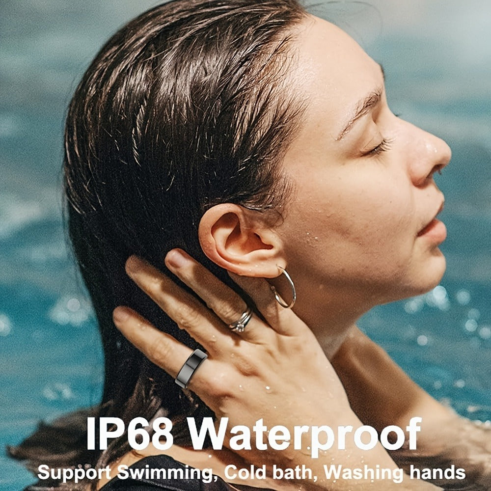 Smart Ring Fitness Tracker – IP68 Waterproof Health Monitor