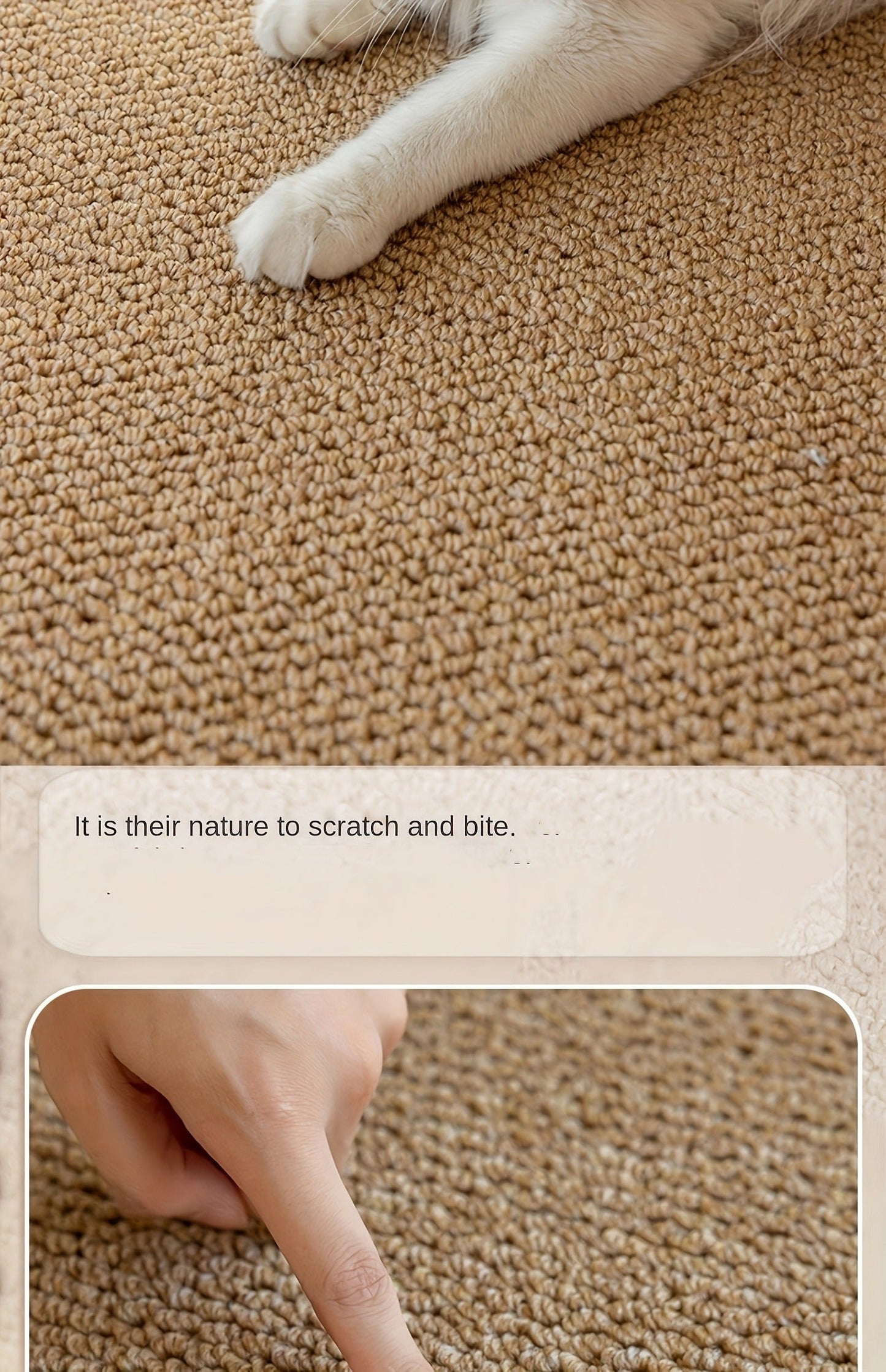 Cat Scratching Mat Natural Seagrass Pet Bed Pad Dog Crate Mat Feeding Mat Pineapple Weave 23x35 Inch Durable Washable Indoor Cat Rug Lounge