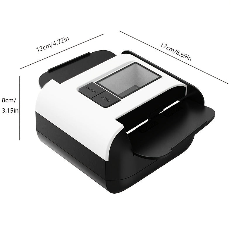 Automatic Card Shuffler USB Rechargeable 2000mAh Smart Sensor Dual Mode One-Button Start Hands-Free for Texas Hold'em Bridge Blackjack Family Card Games