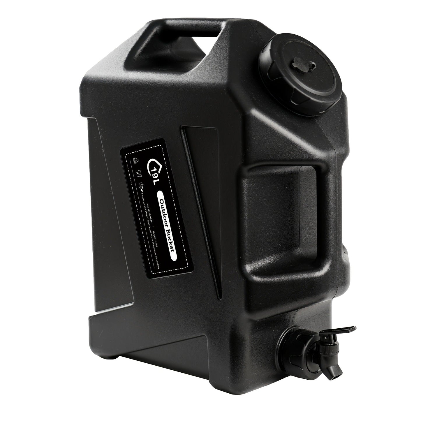 Water Storage Container with Spigot 2 Handles BPA Free PVC Collapsible Water Jug for Camping Outdoor RV Hiking Emergency Survival Portable Water Tank 3.2Gal 5Gal 2.6Gal Multi-Color Options