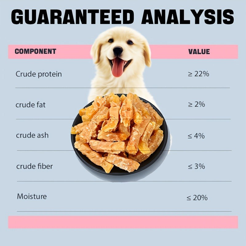 Sweet Potato Dog Treats – Chicken & Duck Wrapped Dried Sweet Potato, Natural High Protein Easy to Digest, Training Reward Snacks for Small Medium Large Dogs, 150g & 200g