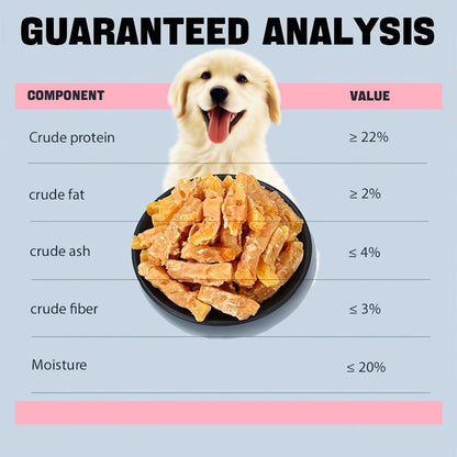 Sweet Potato Dog Treats – Chicken & Duck Wrapped Dried Sweet Potato, Natural High Protein Easy to Digest, Training Reward Snacks for Small Medium Large Dogs, 150g & 200g
