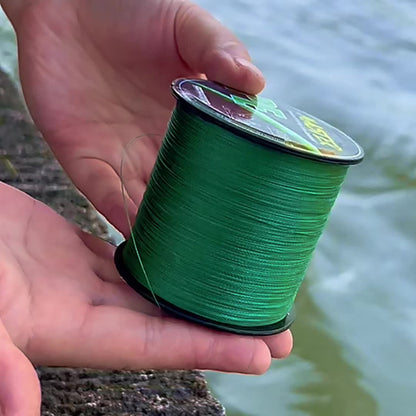 PE Braided Fishing Line 500m – 4 Strand 100% PE, Multi-Color & Solid Colors, 20-85lb, Saltwater Freshwater Carp Fishing