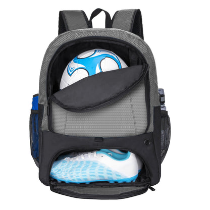 Soccer Ball Backpack – Sports Bag with Cleat & Ball Compartment