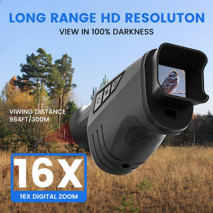 Night Vision Monocular 10x40 IR – 16x Digital Zoom, 32GB Card