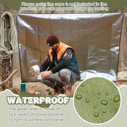 Heavy Duty Emergency Survival Blanket – Thermal Tarp 2-Pack