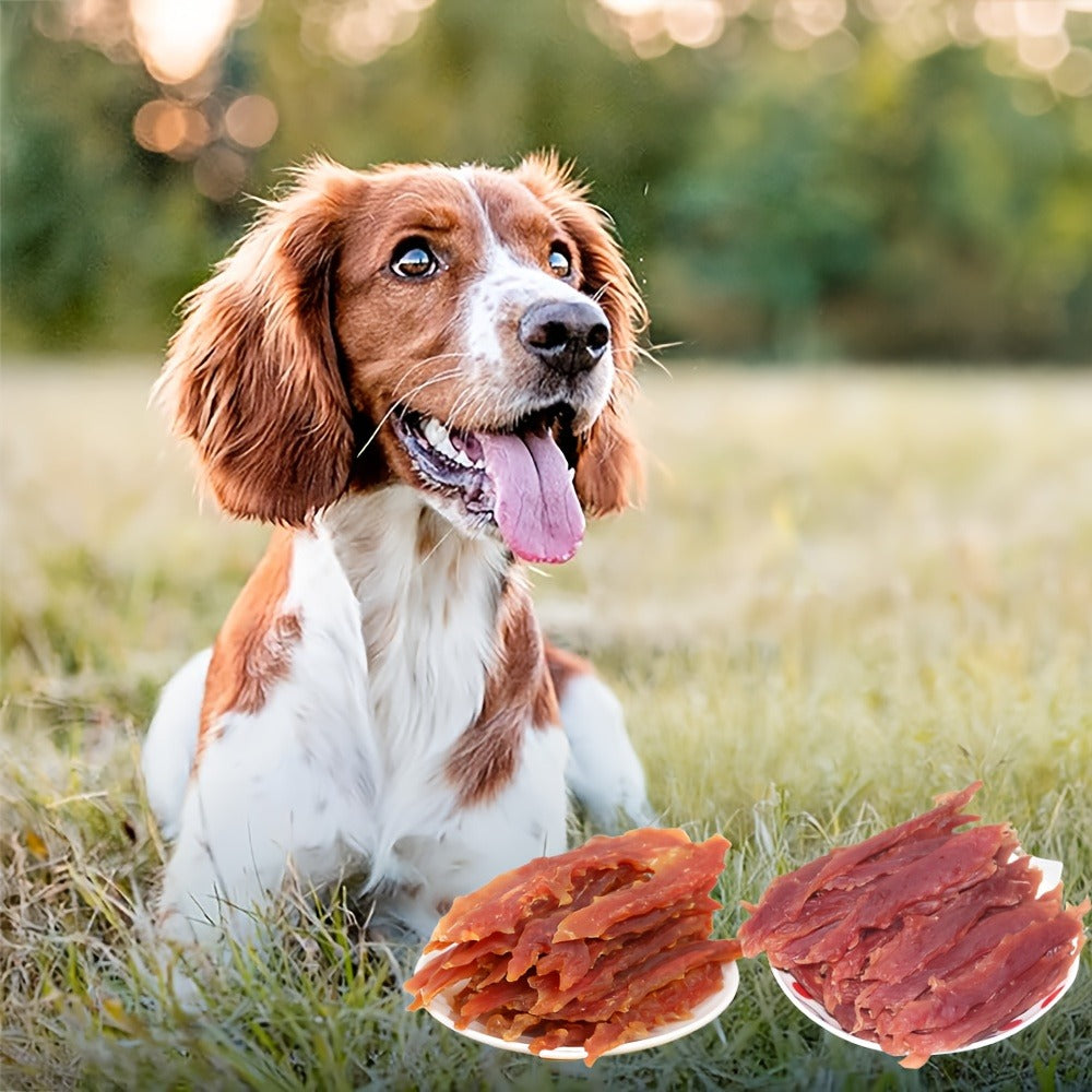 Chicken Jerky Dog Treats Real Pure Chicken Duck High Protein Low Fat Long Lasting Chews Healthy Digestible Training Reward Snack 200g 400g All Breeds