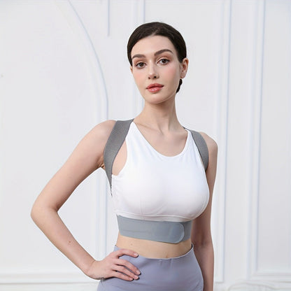 Posture Corrector for Men & Women - Adjustable Back Brace Shoulder Support Hunchback Corrector for Improved Posture, Comfort Fit Unisex Design, Sizes S M L XL - Back Pain Relief Office & Daily Wear