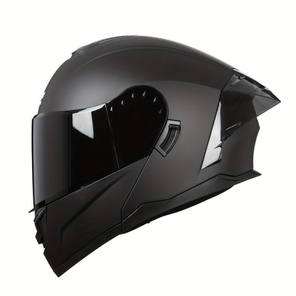 CrownRacing Motorcycle Helmets Modular Full Face Flip Up 2 Visor