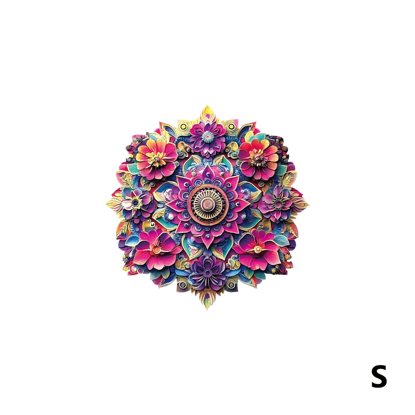 Wooden Mandala Puzzle for Adults – Unique Irregular Animal Shaped Pieces, Exquisite Gift Box, Decorative Art Jigsaw Brain Teaser, Birthday Christmas Holiday Gift for Women Men Teens