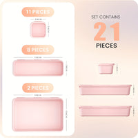 Pink 21Pcs
