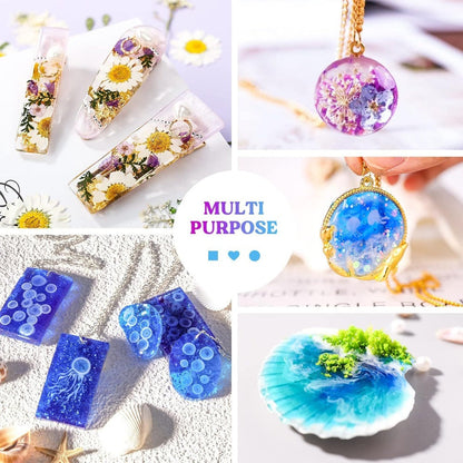 Crystal Clear UV Resin 500g or 1000g – Hard Gloss Fast Cure Low Odor UV Epoxy Resin for Jewelry Making Keychains Pendants Resin Art Crafts, Beginner Friendly Ready to Use