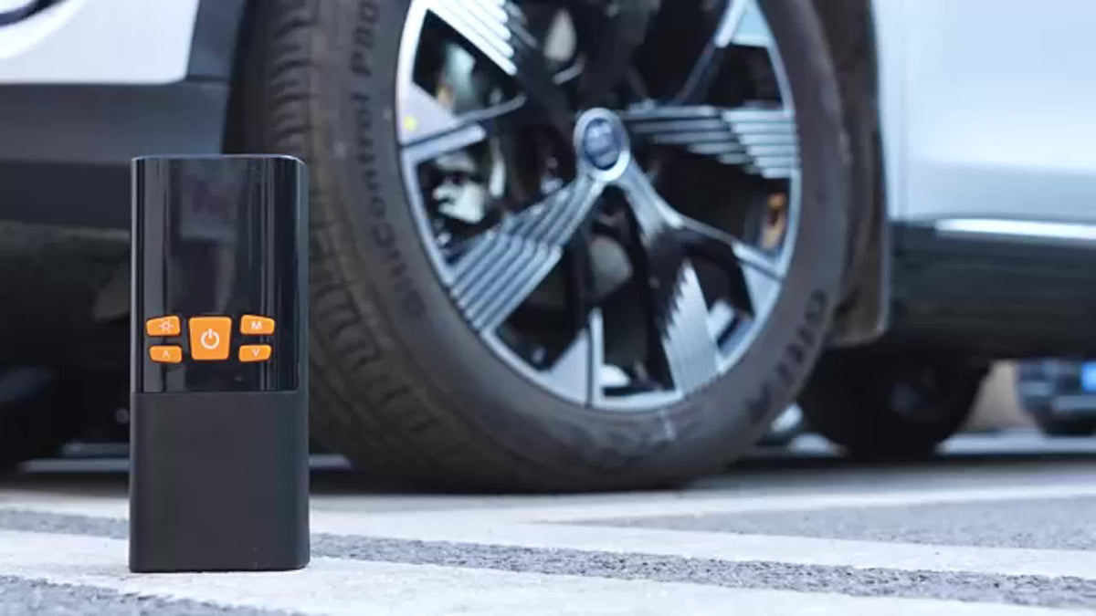 Tire Inflator Portable Air Compressor, 150PSI Air Pump for Car Tires with 25000mAh Battery, One Click Smart Air Pump Tire Inflator for Car, Motorcycle, Bicycle And More with Tire Pressure Gauge