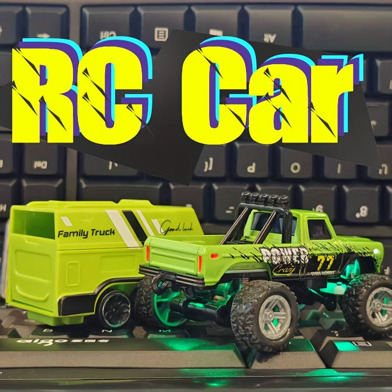 RC Off-Road Car with Alloy Body & Shock-Absorbing Chassis – Remote Control Car for Boys Indoor Outdoor Racing Metal Frame – Christmas Birthday Gift for Kids Teens