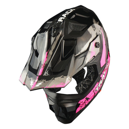 Adult Motorcycle Helmet ATV Dirt Bike Helmet Track Style