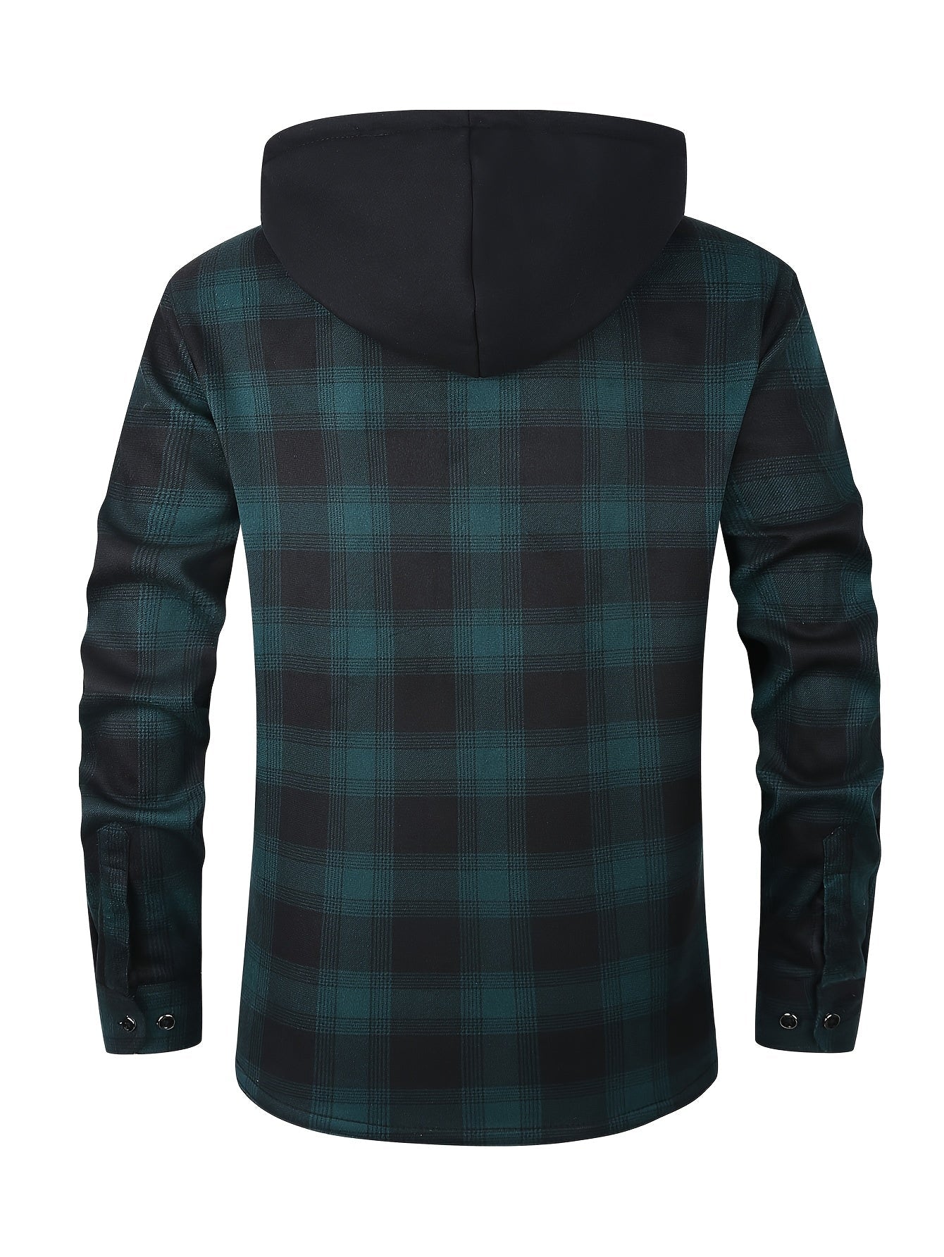 Men's Versatile Plaid Pullover Coat