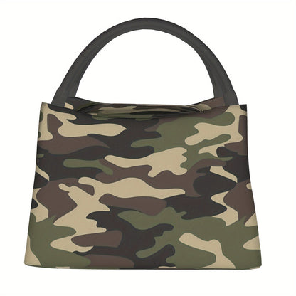 Insulated Lunch Bag Reusable Polyester Tote 11x6.5x7 In – Leakproof Thermal Cooler Bag for Work, Office, School, Camping, Picnic & Beach, Lightweight & Durable Everyday Lunch Carrier for Men & Women