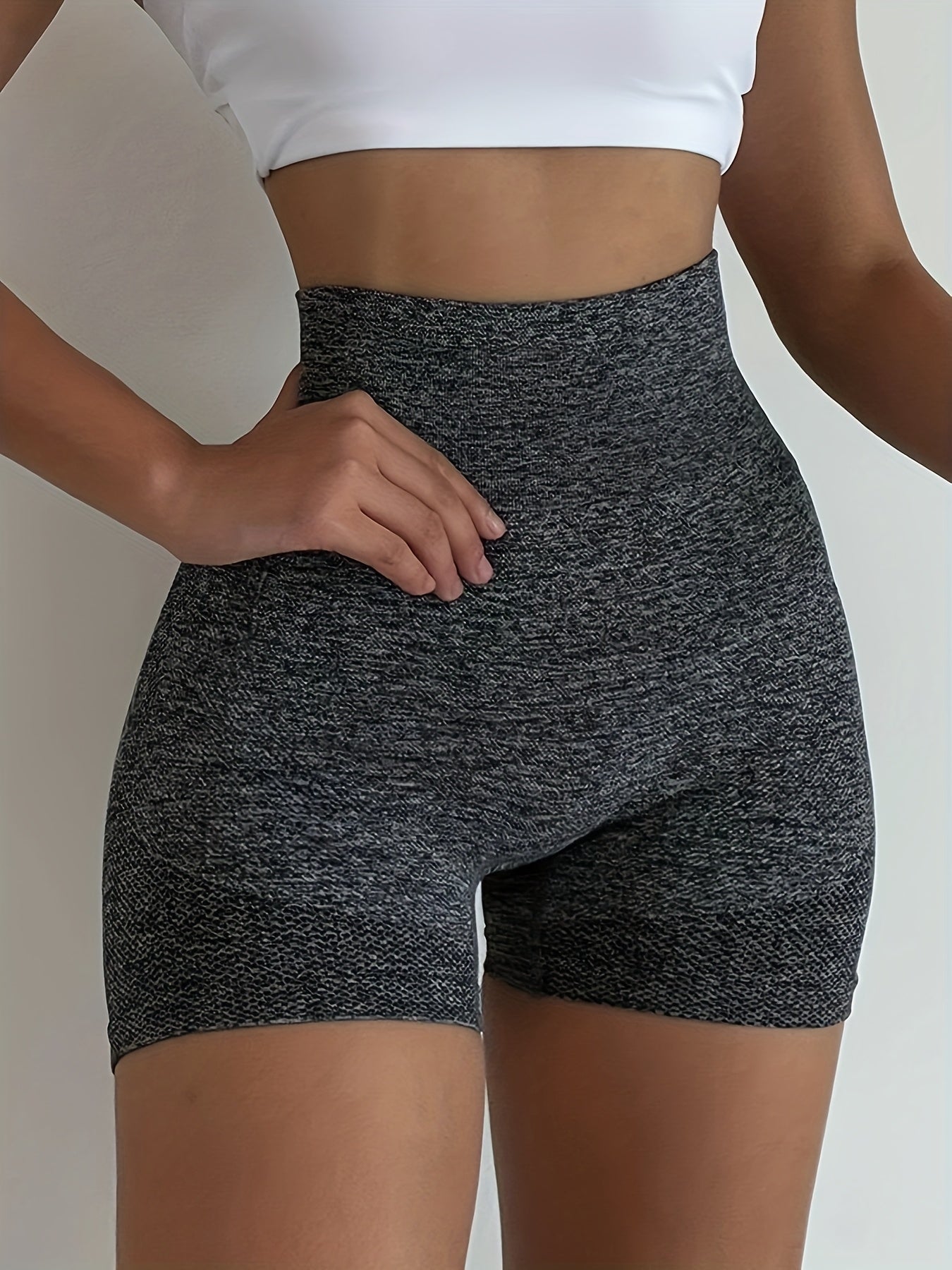 Women's Workout Shorts - High-Waist Fit 732133