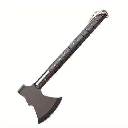 Multi-Tool Survival Hatchet with Hammer, Flint Fire Starter & Protective Sheath – Durable All-Purpose Axe for Camping, Hiking, Fishing, Gardening, Home Improvement & Vehicle Emergency Preparedness