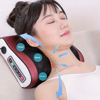 Electric Massager for Neck, Shoulder, Back & Foot – Deep Tissue Kneading Point Massage, Cordless Handheld Body Massager, Relaxation Gift for Women Men Mom Dad, Multiple Modes & Intensities