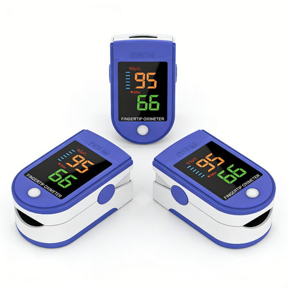 Finger Pulse Oximeter with Large Display, Athletic & Aviation Grade Blood Oxygen Saturation Monitor, Accurate SpO2 & Heart Rate Meter for Sports Fitness Home Health Monitoring – Available in Sets