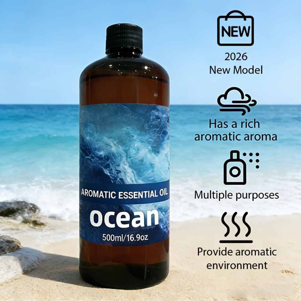 Premium Aromatic Oil Rose White Peach Ocean Sandalwood Woody Cologne Long-Lasting Fragrance for Diffuser Air Purifier Bedroom Living Room Car Odor Eliminator