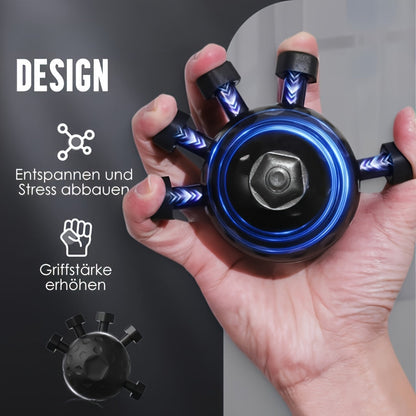 Finger & Forearm Grip Strength Trainer – Adjustable 44-99 lbs, Textured Surface, for Guitar, Climbing & Sports Training