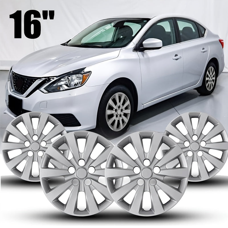 [Premium Wheel Hub Covers] 4pcs/Set 15-Inch/16-Inch Full Cover Wheel Hub Covers - Premium Protection, Easy Installation, And Enhanced Aesthetics, Universally Compatible With Sedan, Truck, SUV, Coupe