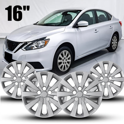 [Premium Wheel Hub Covers] 4pcs/Set 15-Inch/16-Inch Full Cover Wheel Hub Covers - Premium Protection, Easy Installation, And Enhanced Aesthetics, Universally Compatible With Sedan, Truck, SUV, Coupe