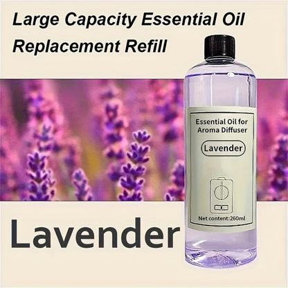 Essential Oil Refill for Diffusers - Long-Lasting Floral & Fresh Aroma Supplement Pack, Anti-Overflow, Large Capacity, Compatible with All Diffuser Types - Lavender, Ocean, Hilton, Shangri-la