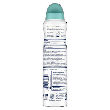 Deodorant Spray for Women 2 Pack – Dove Go Fresh Pear & Aloe Vera 150ml, 48H Fresh Protection, 0% Alcohol, Moisturizing Care, No White Marks, Quick-Dry Aerosol, Long-Lasting Fruity Scent, Daily Use Gym Travel