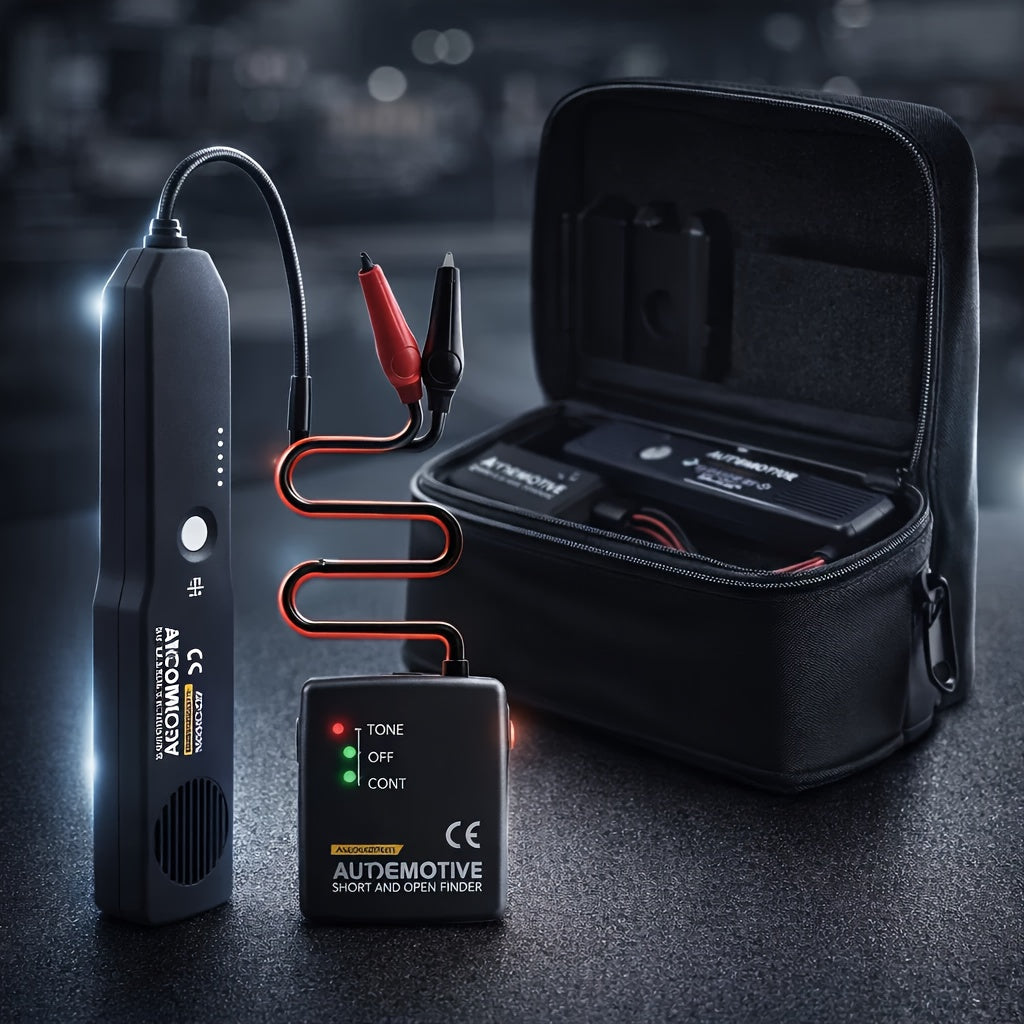 Electrical Wire Tracker Kit, EM415PRO 6-42V DC Automotive Circuit Tester, Fast Locate Broken Wires & Short Circuits, Non-Contact Induction Probe for Vehicle Repair, Essential Gear