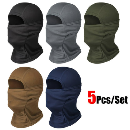 5-Pack Neck Gaiter Face Mask for Men & Women – UV Protection Balaclava Headscarf for Running, Hiking, Fishing, Cycling, Skiing & Outdoor Sports (11 Pattern Sets)