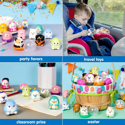 Mochi Squishy Toys 20 Pack – Slow Rising Cute Animal Squishies Bulk Party Favors for Kids, Classroom Prizes, Birthday Goodie Bag Stuffers, Pinata Fillers, Halloween Valentine's Day Gifts
