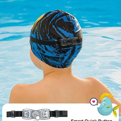 Anti-Fog Swimming Goggles 3 Pairs Leak-Proof UV Protection with Nose Clip Earplugs for Adults Kids Pool Open Water Gift Set