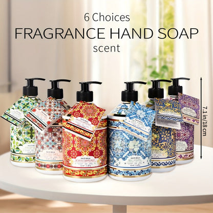 Moisturizing Liquid Hand Soap 2-Pack 21.3 fl oz Each — Foaming Pump Dispenser in 5 Scents, Gentle Gel Formula for All Skin Types, Bathroom Kitchen Office & Travel Hand Wash