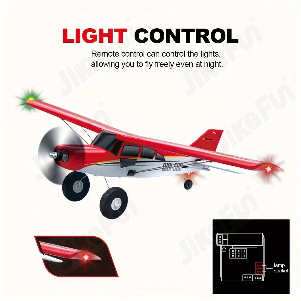 RC Airplane QIDI560 M7 Brushless Fixed Wing – 6-Channel 6-Axis Gyro Remote Control Plane with 3D Stunts, EPP Foam Aircraft, 120M Range, 2 Batteries Included, Gift for Beginners & Hobbyists
